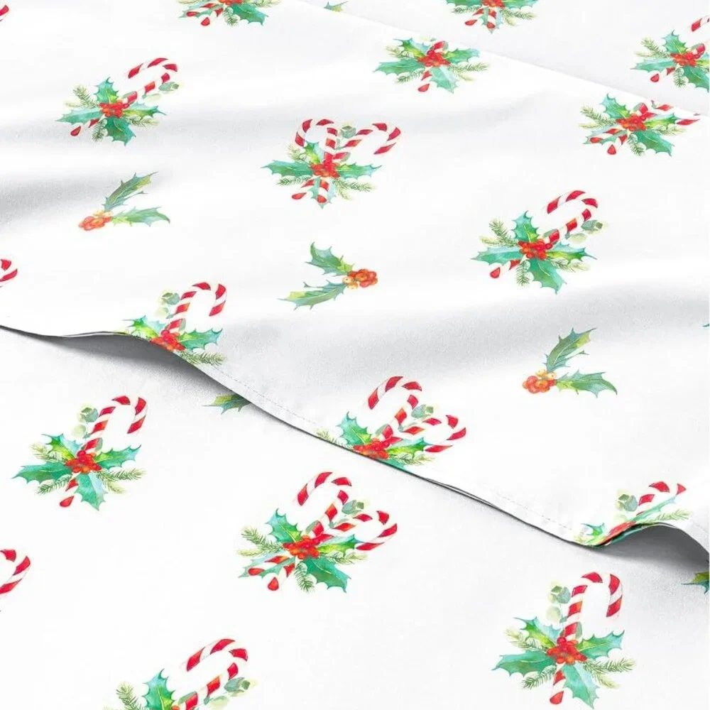 CGK LINENS QUEEN/KING CHRISTMAS SHEET SETS NIP